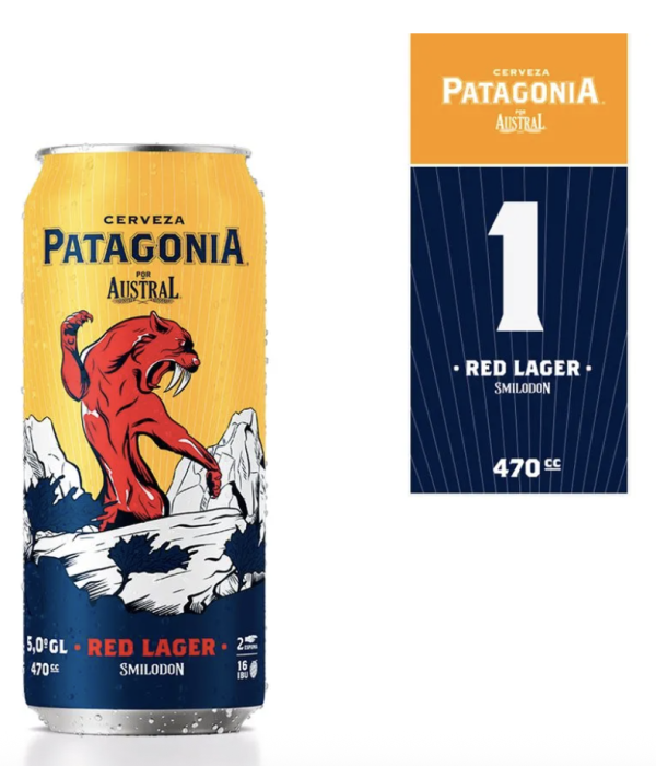 Pack Cerveza Patagonia Red Lager 470cc x 6